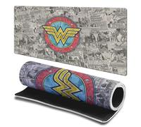 Head Case Designs Officially Licensed Wonder Woman DC Comics Vintage Collage Comic Book Cover 23.62 x 11.81 x 0.12 inches (600 x 300 mm) - L Gaming Office Desk PC Keyboard Mouse Mat Pad