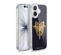 Head Case Designs Officially Licensed Wonder Woman Movie Sword And Shield Logos Gel Case [Military Grade Protection] Compatible with Apple iPhone 17 and Compatible with MagSafe