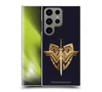 Head Case Designs Officially Licensed Wonder Woman Movie Sword And Shield Logos Hard Back Case Compatible With Samsung Galaxy S24 Ultra 5G