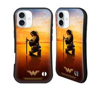 Head Case Designs Officially Licensed Wonder Woman Movie Sword And Shield Posters Hybrid Case Compatible With Apple iPhone 16 Plus