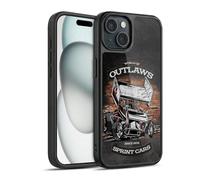 Head Case Designs Officially Licensed World of Outlaws Brickyard Sprint Car Western Graphics Gel Armour Case [Military Grade Protection] Compatible With Apple iPhone 15