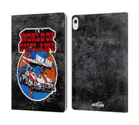 Head Case Designs Officially Licensed World of Outlaws Distressed Sprint Car Logo Western Graphics Leather Wallet Case Compatible With Apple iPad Air 13 2024/2025