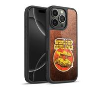 Head Case Designs Officially Licensed World of Outlaws Sprint Car Leather Print Western Graphics Gel Armour Case [Military Grade Protection] Compatible With Apple iPhone 16 Pro