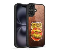 Head Case Designs Officially Licensed World of Outlaws Sprint Car Leather Print Western Graphics Gel Armour Case [Military Grade Protection] Compatible With Apple iPhone 16