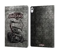 Head Case Designs Officially Licensed World of Outlaws Sprint Car Western Graphics Leather Wallet Case Compatible With Apple iPad Air 13 2024/2025