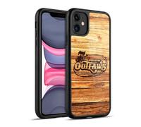 Head Case Designs Officially Licensed World of Outlaws Wood Logo Western Graphics Gel Armour Case [Military Grade Protection] Compatible With Apple iPhone 11