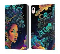 Head Case Designs Officially Licensed Wumples Cloud Goddess Cosmic Arts Leather Wallet Case Compatible With Apple iPad mini (2021/2024)