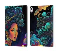Head Case Designs Officially Licensed Wumples Cloud Goddess Cosmic Arts Leather Wallet Case Compatible With Apple iPad Air 13 2024/2025