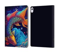 Head Case Designs Officially Licensed Wumples Clouded Koi Fish Cosmic Animals Leather Wallet Case Compatible With Apple iPad Air 13 2024/2025