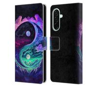 Head Case Designs Officially Licensed Wumples Clouded Yin Yang Cosmic Arts Leather Wallet Case Compatible With Samsung Galaxy A26 5G
