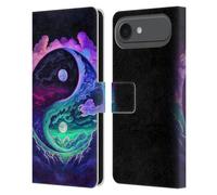 Head Case Designs Officially Licensed Wumples Clouded Yin Yang Cosmic Arts Leather Wallet Case Compatible With Apple iPhone 17 Air
