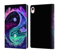 Head Case Designs Officially Licensed Wumples Clouded Yin Yang Cosmic Arts Leather Wallet Case Compatible With Apple iPad mini (2021/2024)