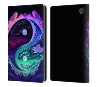 Head Case Designs Officially Licensed Wumples Clouded Yin Yang Cosmic Arts Leather Wallet Case Compatible With Amazon Fire 7 2022