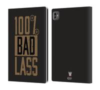 Head Case Designs Officially Licensed WWE 100% Bad Lass 2 Becky Lynch Leather Wallet Case Compatible With Apple iPad Pro 11 M4 2024