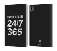 Head Case Designs Officially Licensed WWE 24/7/365 The Rock Leather Wallet Case Compatible With Apple iPad Pro 11 M4 2024