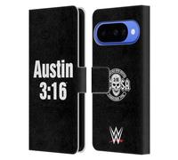 Head Case Designs Officially Licensed WWE 3:16 Stone Cold Steve Austin Leather Wallet Case Compatible With Google Pixel 10