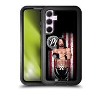 Head Case Designs Officially Licensed WWE AJ Styles American Flag Superstars Ultra-Armoured Shockproof Case [Military Grade Protection] Compatible With Samsung Galaxy A35 5G