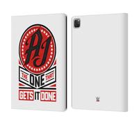 Head Case Designs Officially Licensed WWE AJ Styles Gets It Done 2017/18 Superstars 3 Leather Wallet Case Compatible With Apple iPad Pro 13 M4 2024
