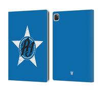 Head Case Designs Officially Licensed WWE AJ Styles Logo Star Superstars 8 Leather Wallet Case Compatible With Apple iPad Pro 13 M4 2024