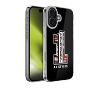 Head Case Designs Officially Licensed WWE AJ Styles Phenomenal 1 2017/18 Superstars Gel Case [Military Grade Protection] Compatible With Apple iPhone 17