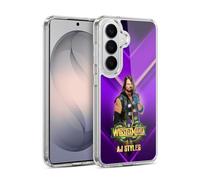 Head Case Designs Officially Licensed WWE AJ Styles Wrestlemania 34 Superstars Gel Case [Military Grade Protection] Compatible with Samsung Galaxy S26 and Compatible with MagSafe