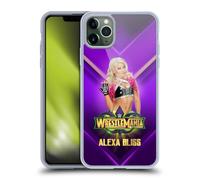 Head Case Designs Officially Licensed WWE Alexa Bliss Wrestlemania 34 Superstars Gel Case [Military Grade Protection] Compatible with Apple iPhone 11 Pro Max and Compatible with MagSafe