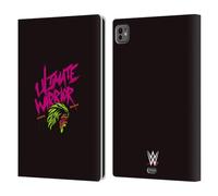 Head Case Designs Officially Licensed WWE Always Believe Ultimate Warrior Leather Wallet Case Compatible With Apple iPad Pro 11 M4 2024