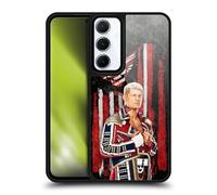 Head Case Designs Officially Licensed WWE American Nightmare Flag Cody Rhodes Gel Armour Case [Military Grade Drop Protection] Compatible With Samsung Galaxy A55 5G