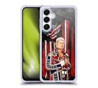 Head Case Designs Officially Licensed WWE American Nightmare Flag Cody Rhodes Gel Case [Military Grade Protection] Compatible with Samsung Galaxy A16 5G and Compatible with MagSafe