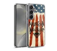 Head Case Designs Officially Licensed WWE American Nightmare Flag Cody Rhodes Graphics Gel Case [Military Grade Protection] Compatible with Samsung Galaxy S24 5G and Compatible with MagSafe