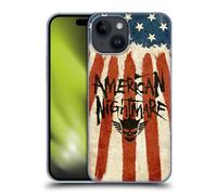 Head Case Designs Officially Licensed WWE American Nightmare Flag Cody Rhodes Graphics Hard Back Case Compatible With Apple iPhone 15