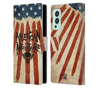 Head Case Designs Officially Licensed WWE American Nightmare Flag Cody Rhodes Graphics Leather Book Wallet Case Cover Compatible With OnePlus Nord 2 5G