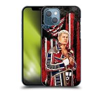 Head Case Designs Officially Licensed WWE American Nightmare Flag Cody Rhodes Hard Back Case Compatible With Apple iPhone 13