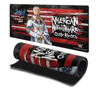Head Case Designs Officially Licensed WWE American Nightmare Portrait Cody Rhodes Gaming Office Desk PC Keyboard Mouse Mat Pad 23.62 x 11.81 x 0.12 inches (600 x 300 mm) - L