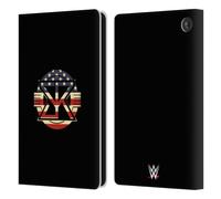 Head Case Designs Officially Licensed WWE American Pride Logo Seth Rollins Leather Wallet Case Compatible With Amazon Fire 7 2022