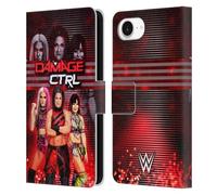Head Case Designs Officially Licensed WWE Bayley, Dakota Kai, Iyo Sky Damage CTRL Leather Wallet Case Compatible With Apple iPhone 16e