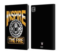 Head Case Designs Officially Licensed WWE Becky Lynch Inspire The Fire Superstars 9 Leather Wallet Case Compatible With Apple iPad Pro 11 M4 2024