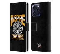 Head Case Designs Officially Licensed WWE Becky Lynch Inspire The Fire Superstars 9 Leather Wallet Case Compatible With Apple iPhone 16 Pro Max