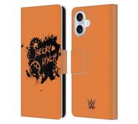 Head Case Designs Officially Licensed WWE Becky Lynch Relent-lass Superstars 9 Leather Wallet Case Compatible With Apple iPhone 16 Plus