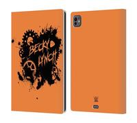 Head Case Designs Officially Licensed WWE Becky Lynch Relent-lass Superstars 9 Leather Wallet Case Compatible With Apple iPad Pro 11 M4/M5 2024/2025