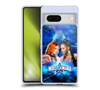 Head Case Designs Officially Licensed WWE Becky Lynch Vs Bianca Belair Wrestlemania 38 Versus Gel Case [Military Grade Protection] Compatible With Google Pixel 7