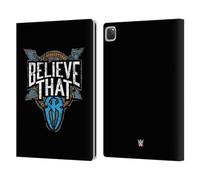 Head Case Designs Officially Licensed WWE Believe That Spears Roman Reigns Leather Wallet Case Compatible With Apple iPad Pro 13 M4 2024
