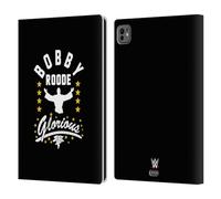Head Case Designs Officially Licensed WWE Bobby Roode Glorious Superstars 6 Leather Wallet Case Compatible With Apple iPad Pro 11 M4/M5 2024/2025