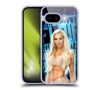 Head Case Designs Officially Licensed WWE Bow Down Charlotte Flair Gel Case [Military Grade Protection] Compatible With Google Pixel 9A