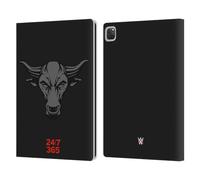 Head Case Designs Officially Licensed WWE Brahma Bull The Rock Leather Wallet Case Compatible With Apple iPad Pro 13 M4 2024