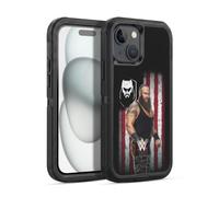 Head Case Designs Officially Licensed WWE Braun Strowman American Flag Superstars Ultra-Armoured Shockproof Case [Military Grade Protection] Compatible With Apple iPhone 15