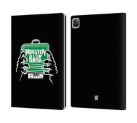Head Case Designs Officially Licensed WWE Braun Strowman Monster In The Bank Superstars 8 Leather Wallet Case Compatible With Apple iPad Pro 13 M4 2024
