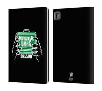 Head Case Designs Officially Licensed WWE Braun Strowman Monster In The Bank Superstars 8 Leather Wallet Case Compatible With Apple iPad Pro 11 M4 2024