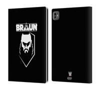 Head Case Designs Officially Licensed WWE Braun Strowman Monster Superstars 6 Leather Wallet Case Compatible With Apple iPad Pro 11 M4 2024
