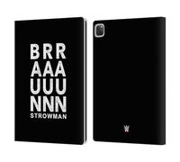 Head Case Designs Officially Licensed WWE Braun Strowman Superstars 6 Leather Wallet Case Compatible With Apple iPad Pro 13 M4 2024